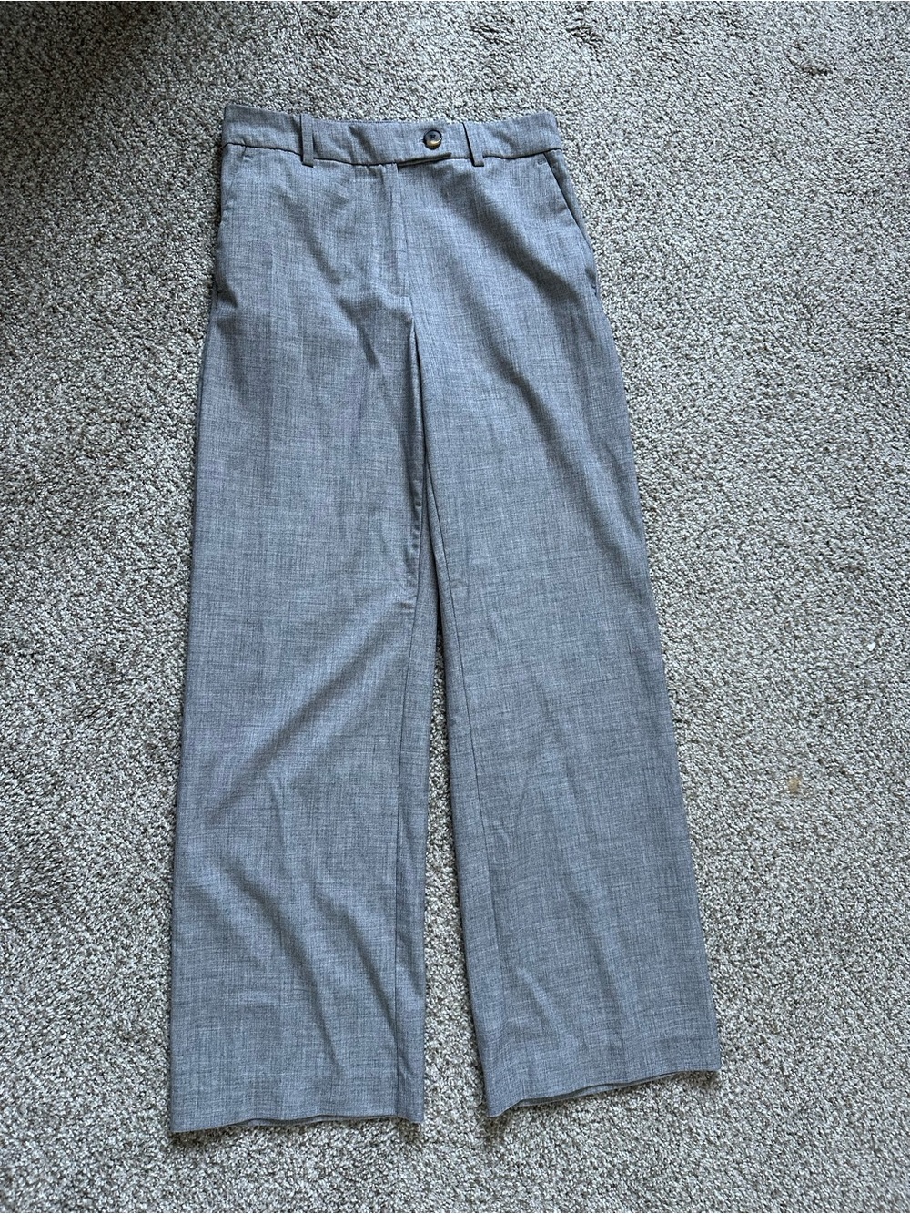 H&M Gray Women's Dress Pants - Wide Leg
